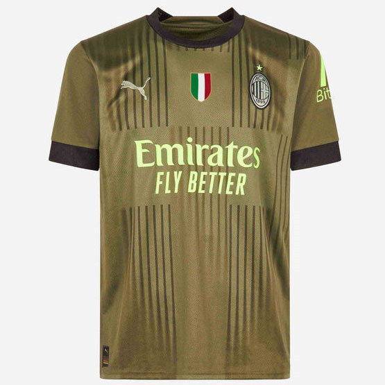 Camiseta AC Milan Replica Tercera Ropa 2022/23